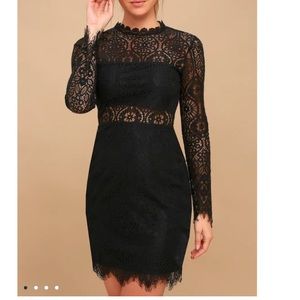 Seduction Black Lace Long Sleeve Dress
Lulus